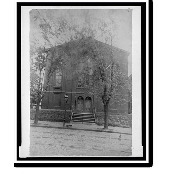 Historic Print, First Methodist Protestant Church, 4th St., between G and I Sts., S.E. (east side) [Washington, D.C.], 16" x 20"