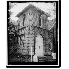 Historic Print, First Nazarene Church of Ontario, 126 East C Street, Ontario, San Bernardino County, CA - 6, 18" x 24"