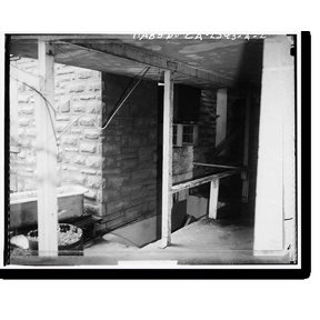 Historic Print, First Nazarene Church of Ontario, Parsonage, 126 East C Street, Ontario, San Bernardino County, CA - 2, 18" x 24"