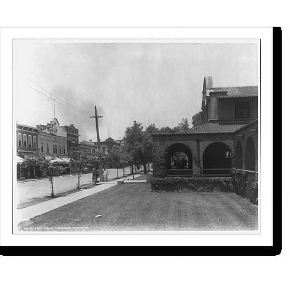 Historic Print, [First Street, Albuquerque, New Mexico], 16" x 20"