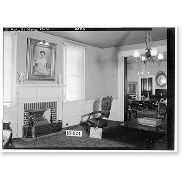 Historic Print, First White House of the Confederacy, 625 Washington