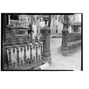 Historic Print, Fitzpatrick-Saffold House, 442 South McDonough Street, Montgomery, Montgomery County, AL - 12, 16" x 20"