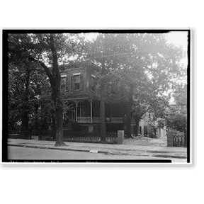 Historic Print, Fitzpatrick-Saffold House, 442 South McDonough Street, Montgomery, Montgomery County, AL, 16" x 20"