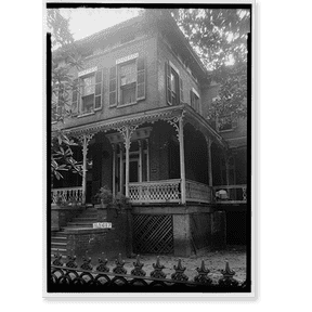 Historic Print, Fitzpatrick-Saffold House, 442 South McDonough Street, Montgomery, Montgomery County, AL - 8, 16" x 20"
