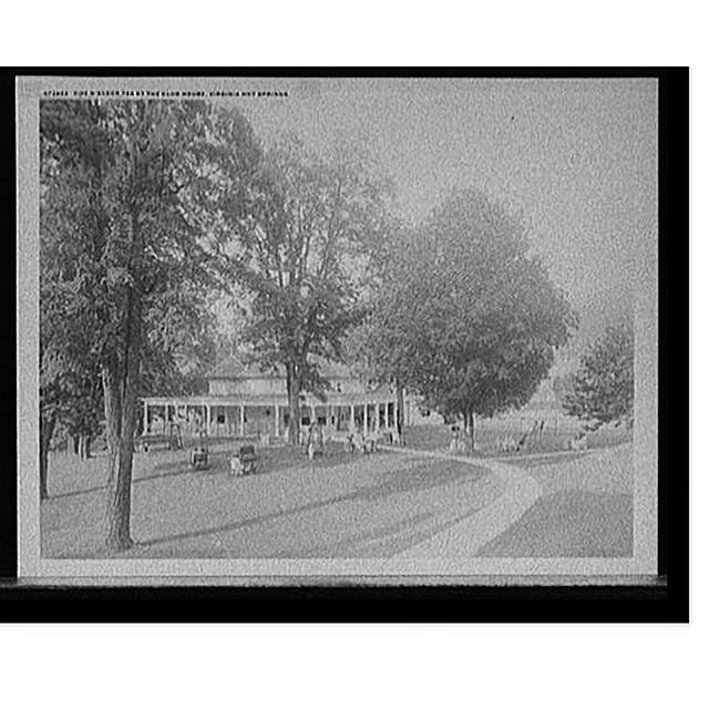 Historic Print, Five o'clock tea at the club house, Virginia Hot