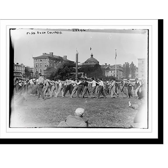 Historic Print, Flag Rush, Columbia, 16" x 20"