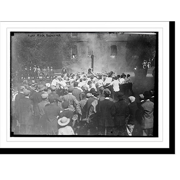 Historic Print, Flag Rush Rochester, 18" x 24"