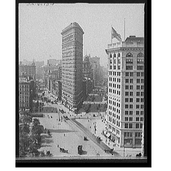 Historic Print, Flat Iron [i.e. Flatiron] Building, New York, N.Y. - 2, 16" x 20"