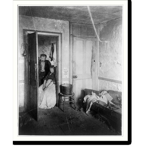 Historic Print, Flat in Hell's Kitchen, 18" x 24"