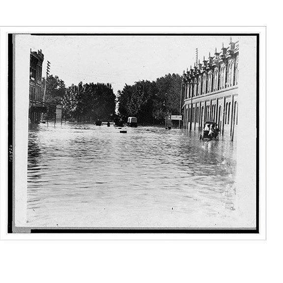 Historic Print, [Flood at 7th and Pa. Avenue, Washington, D.C.], 16" x 20"