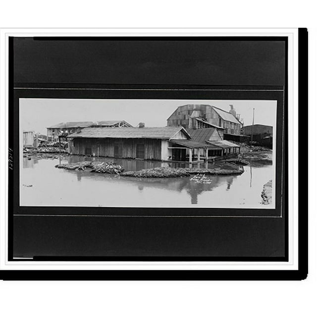 Historic Print, [Flooded industrial site].Ewing, Inc., Baton Rouge., 16