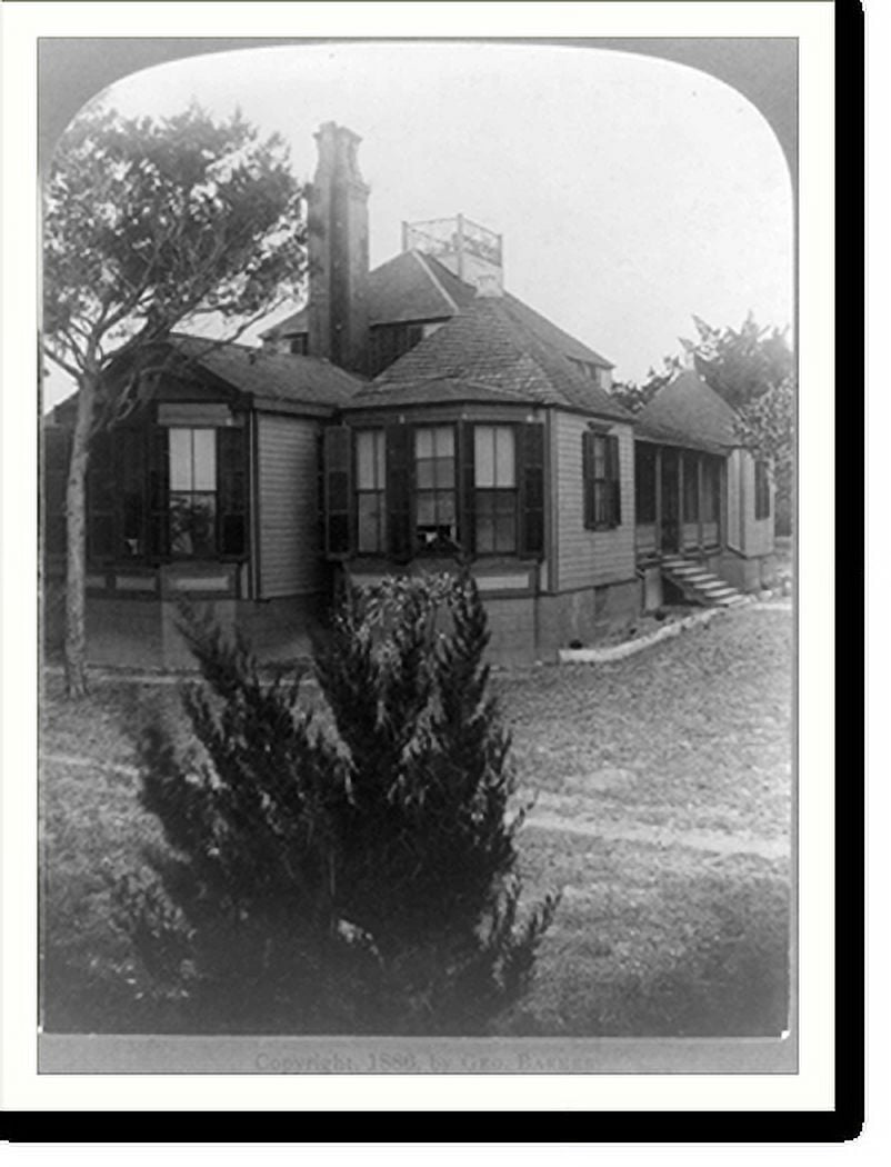 Historic Print, Florida. the Kingsley Homestead. Ft. Id..Geo