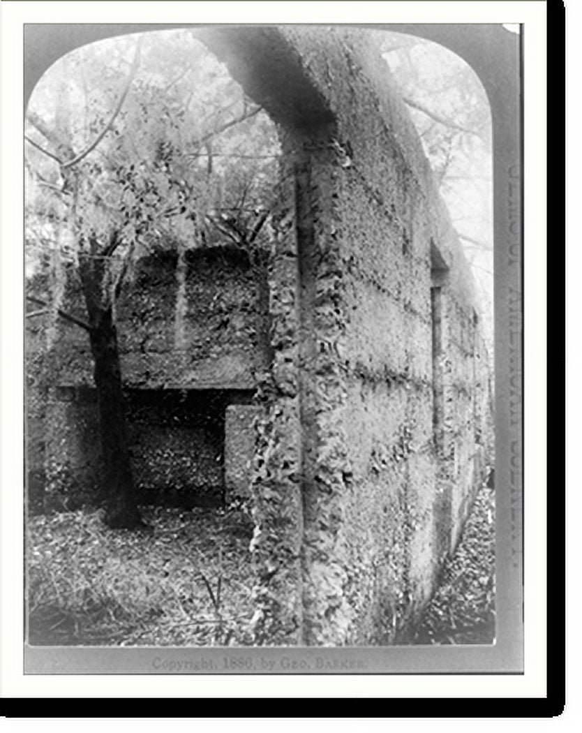 Historic Print, Florida. the ghost house. Ft. Id..Geo. Barker