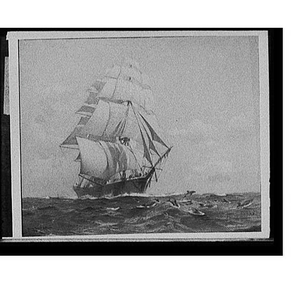 Historic Print, [Flying Cloud], 18" x 24"