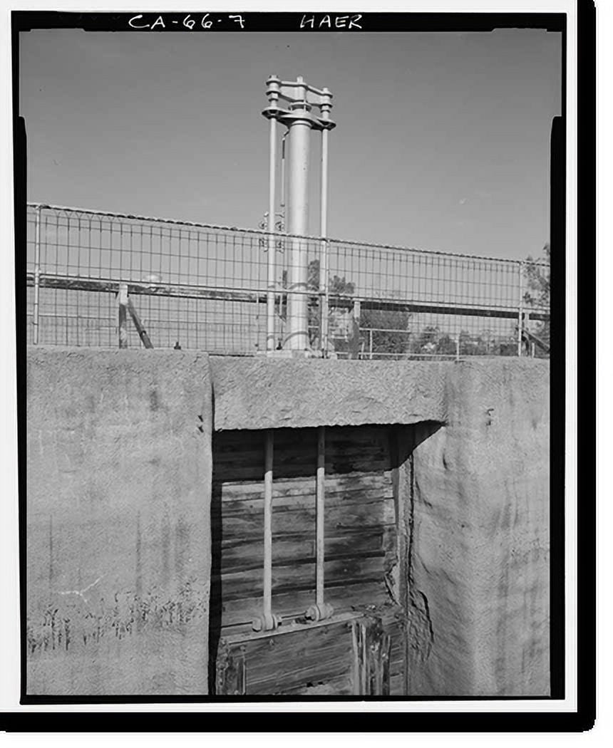 Historic Print, Folsom Powerhouse, Adjacent to American River, Folsom