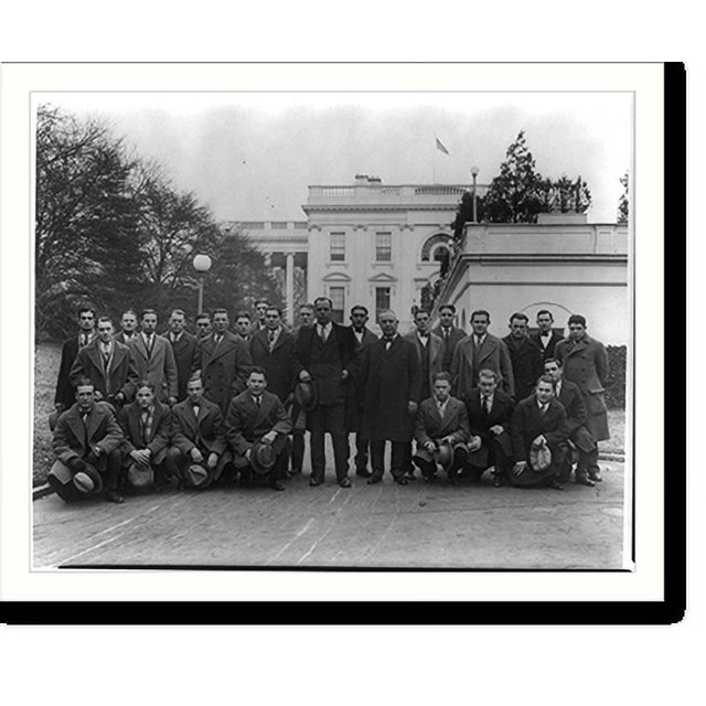 Historic Print, Football team of Drake University of Des Moines at the