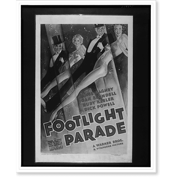 Historic Print, Footlight Parade, 16" x 20"