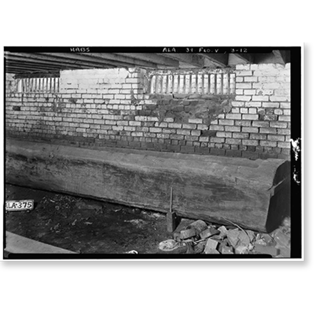 Historic Print, Forks of Cypress, Savannah Road (Jackson Road