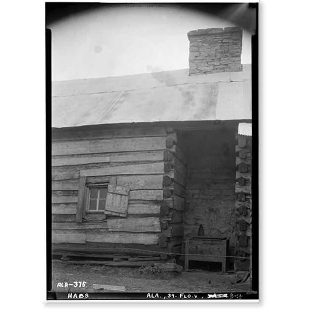 Historic Print, Forks of Cypress, Savannah Road (Jackson Road