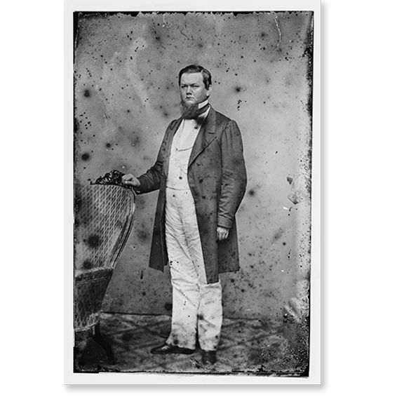 Historic Print, Forney Hon. John W. Clerk of Congress & journalist, 16" x 20"