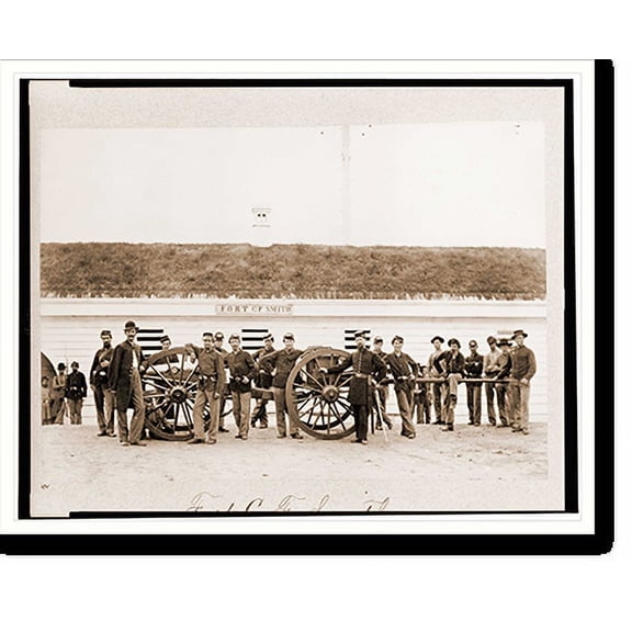 Historic Print, Fort C.F. Smith Co. L 2d New York Artillery, 16" x 20"
