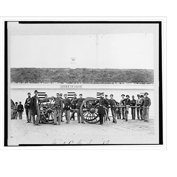 Historic Print, Fort C.F. Smith, Co. L, 2d New York Artillery, 18" x 24"