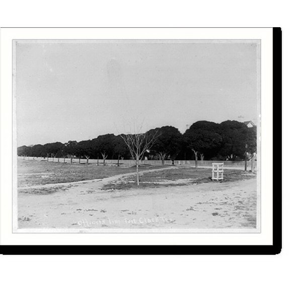 Historic Print, [Fort Clark, Tex., ca. 188-: Officers' Line"]", 16" x 20"