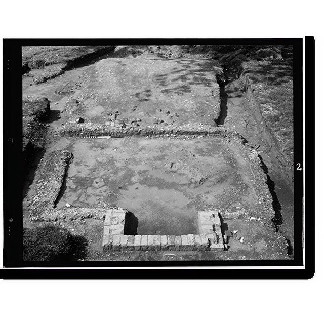 Historic Print, Fort Frederica, Humble House (Ruins), Lot No. 8, South