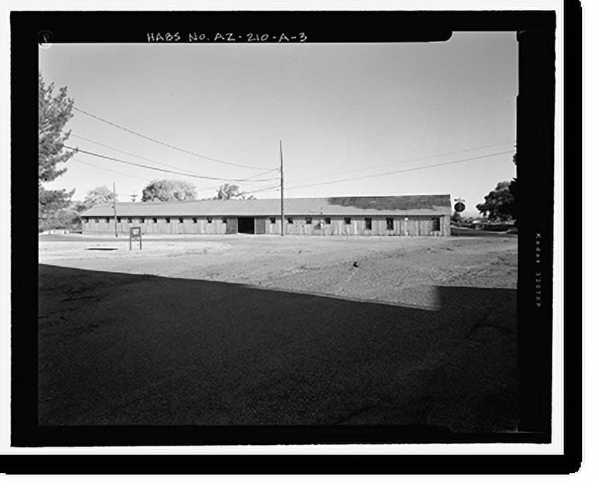 Historic Print, Fort Huachuca, Cavalry Stable, Clarkson Road, Sierra