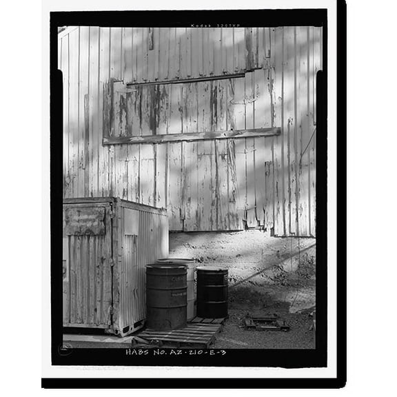 Historic Print, Fort Huachuca, Cavalry Stable, Clarkson Road, Sierra Vista vicinity, Cochise County, AZ - 35, 16" x 20"