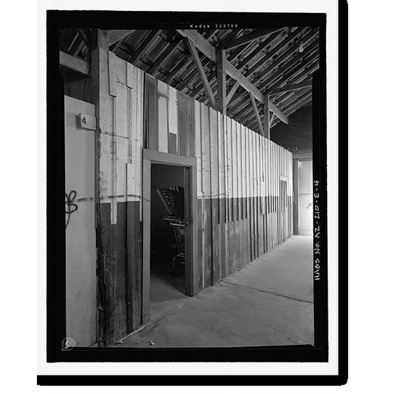 Historic Print, Fort Huachuca, Cavalry Stable, Clarkson Road, Sierra Vista vicinity, Cochise County, AZ - 36, 16" x 20"