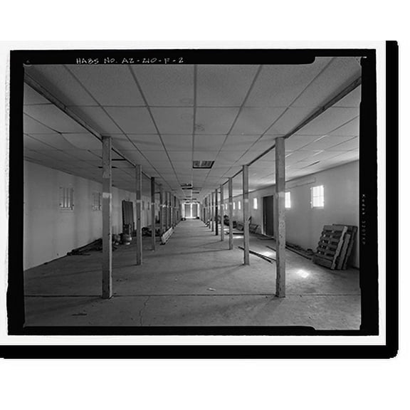 Historic Print, Fort Huachuca, Cavalry Stable, Clarkson Road, Sierra Vista vicinity, Cochise County, AZ - 39, 16" x 20"