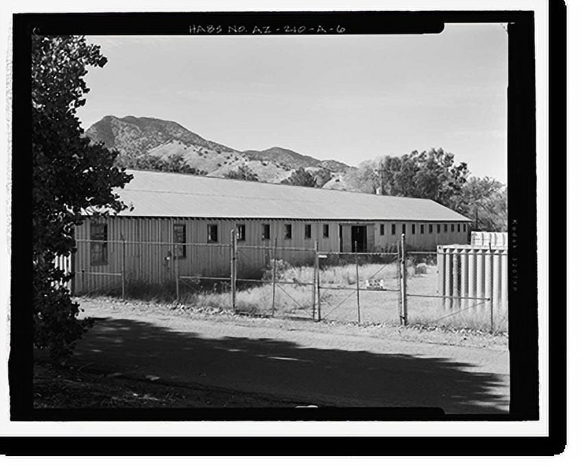 Historic Print, Fort Huachuca, Cavalry Stable, Clarkson Road, Sierra