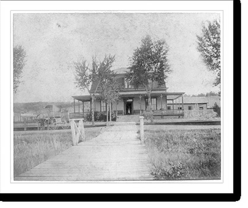 Historic Print, Fort Meade, South Dakota Commanding Officer's Quarters