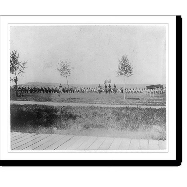 Historic Print, Fort Meade, South Dakota To the Standard" "H" Troop