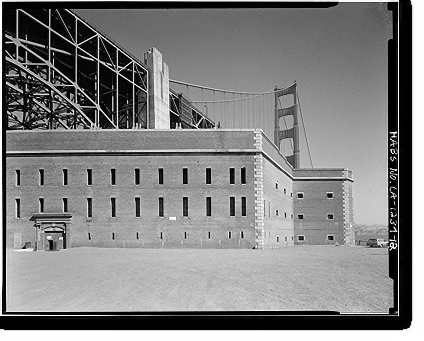 Historic Print, Fort Point, U.S. Highway 101, San Francisco, San