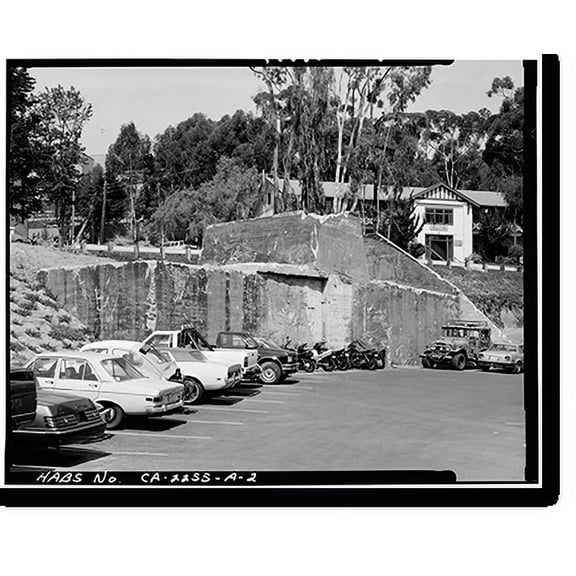 Historic Print, Fort Rosecrans, Mining Casemate, Point Loma, San Diego, San Diego County, CA - 2, 16" x 20"