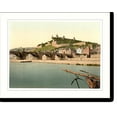 Historic Print, Fort and old bridge Wurzburg Bavaria Germany, 16" x 20