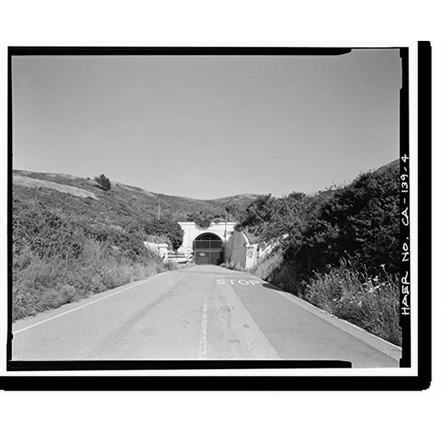 Historic Print, Forts BakerBarry Tunnel, Under Lime Point Ridge on