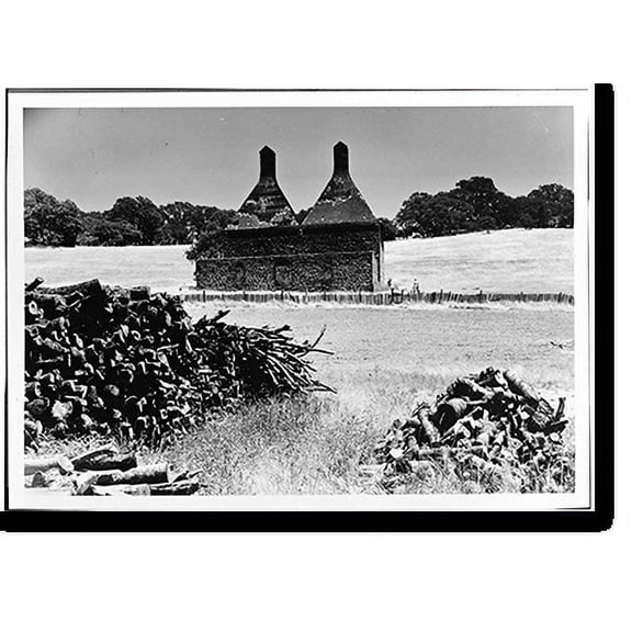 Historic Print, Fountain Grove Hop Kilns, Santa Rosa vicinity, Sonoma County, CA, 16" x 20"