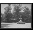Historic Print, Fountain and pavilion, Cherokee Park, Louisville, Ky