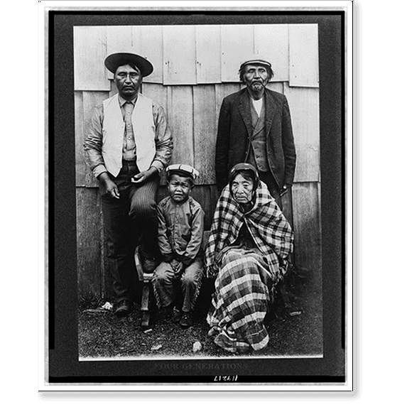 Historic Print, Four generations, 16" x 20"