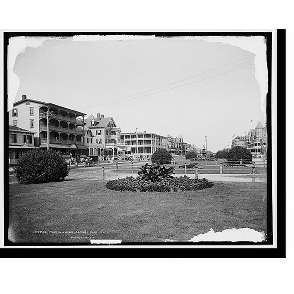 Historic Print, Fourth Avenue, Asbury Park, N.J. - 2, 16" x 20"