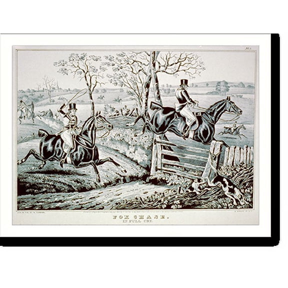 Historic Print, Fox chase: In full cry - 2, 18" x 24"