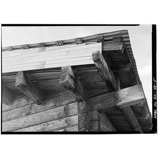 Historic Print, Frank Slaven Roadhouse, Yukon River at Coal Creek, Circle vicinity, Yukon-Koyukuk Census Area, AK - 4, 18" x 24"