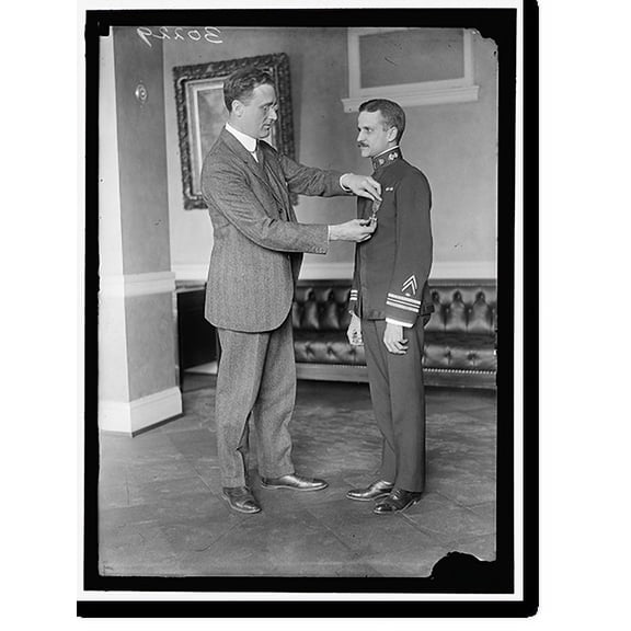 Historic Print, [Franklin D. Roosevelt, left], 16" x 20"