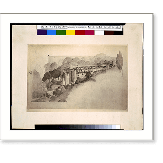 Historic Print, [Fraternity house for Phi Gamma Delta, 16 Langdon