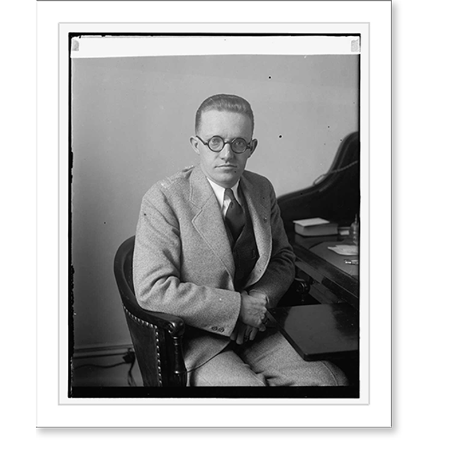 Historic Print, Fred. A. Hartlet, Jr., 4/17/29, 16" x 20"