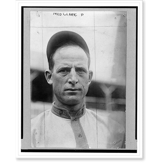 Historic Print, [Fred Clifford Cap" Clarke, Pittsburgh Pirates baseball player/manager, head-and-shoulders portrait, facing front, wearing uniform]", 16" x 20"