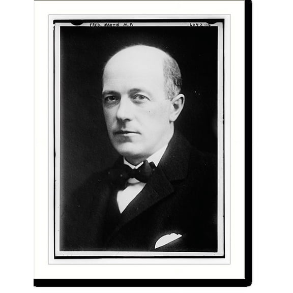 Historic Print, Fred. Martin M.P., 16" x 20"